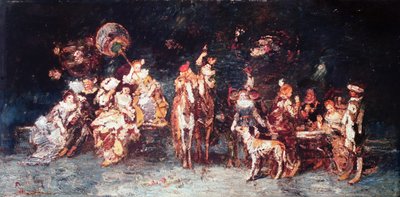 Nocturnal Feast, 1875 by Adolphe Joseph Thomas Monticelli